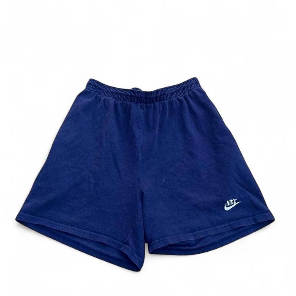 Vintage Nike Men's Navy and Blue Shorts